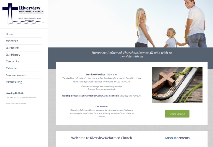 Riverview Reformed Church Website