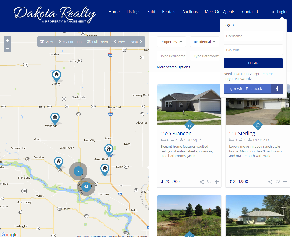 Dakota Realty Website